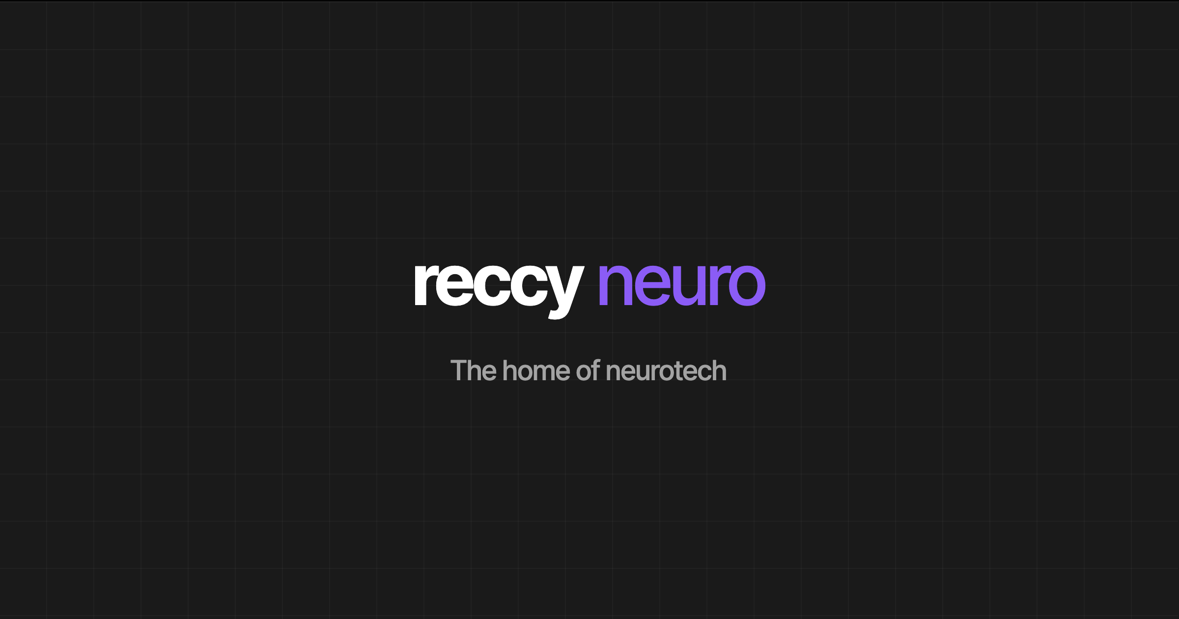 reccy neuro | The Home of Neurotech